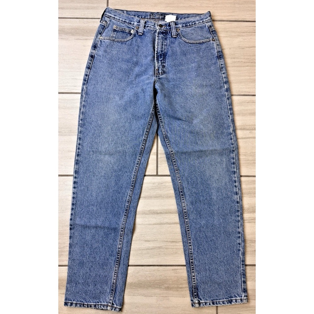 Vintage Old Rye Jeans 33x32 Baggy Loose Fit Tapered Leg Distressed 90s Soft‎